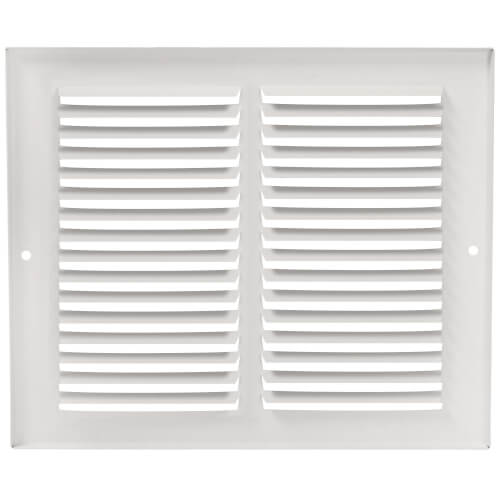 HART & COOLEY Hart & Cooley 43309 10 x 8 Wall Opening Size White Sidewall/Ceiling Return Air Grille