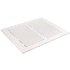 Hart & Cooley 43309 10 x 8 Wall Opening Size White Sidewall/Ceiling Return Air Grille
