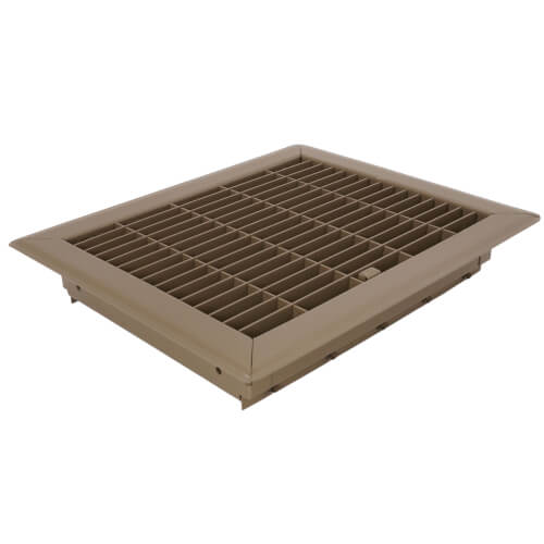 HART & COOLEY Hart & Cooley 10640 8 x 10 (Wall Opening Size) Golden Sand Floor Register (210 Series)