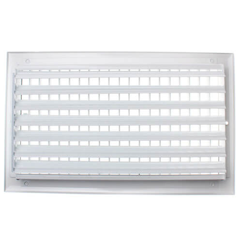 HART & COOLEY Hart & Cooley 22459 14 x 8 White Sidewall/Ceiling Register A618MS Series