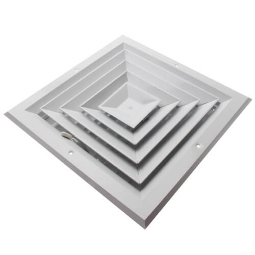 HART & COOLEY Hart & Cooley 50717 A504MS 10 x 10 White Ceiling Diffuser