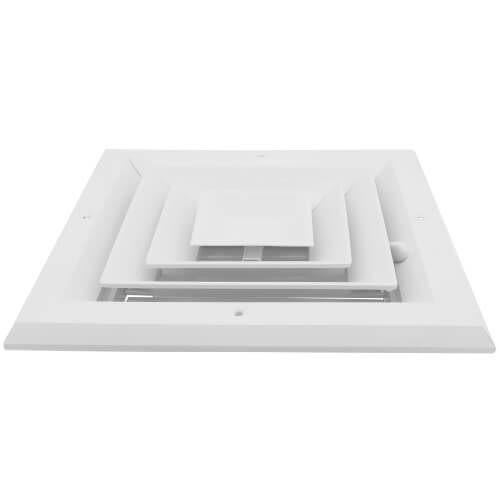 HART & COOLEY Hart & Cooley 50716 A504MS 8 x 8 White Ceiling Diffuser
