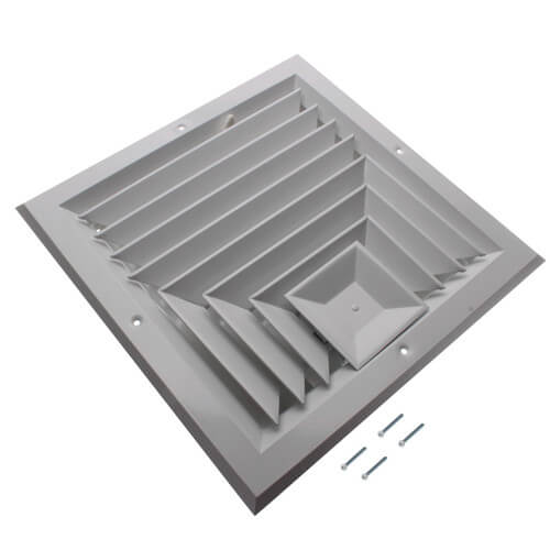 HART & COOLEY Hart & Cooley 50712 10 x 10 White Ceiling Diffuser (A503MS Series)
