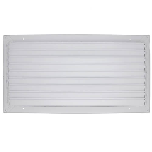 HART & COOLEY Hart & Cooley 75041 20 x 10 Wall Opening Size White Commercial Supply Register (821 Series)