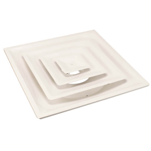 HART & COOLEY Hart & Cooley 50511 Steel Fixed Pattern Diffuser w/ 10 Collar (FPD3 Series)