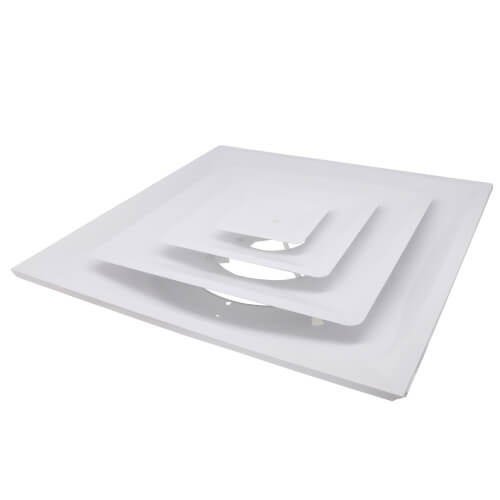 HART & COOLEY Hart & Cooley 50512 Steel Fixed Pattern Diffuser w/ 12 Collar FPD3 Series