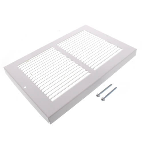 HART & COOLEY Hart & Cooley 43641 10 x 6 White Baseboard Return Air Grille (657 Series)