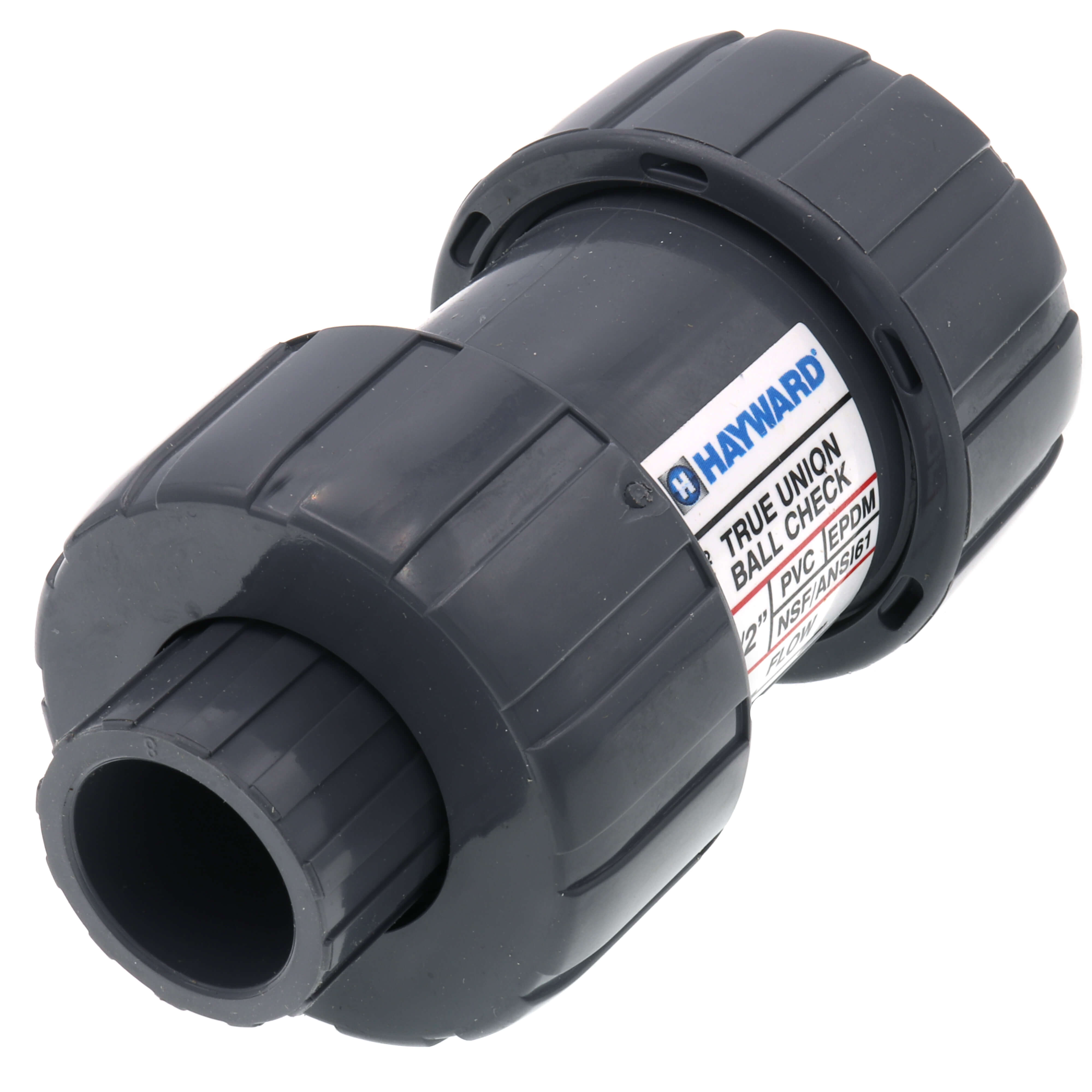 HAYWARD HAYWARD TC10050STE 1/2 PVC True Union Ball Check Valve w/EPDM O-rings socket/threaded end