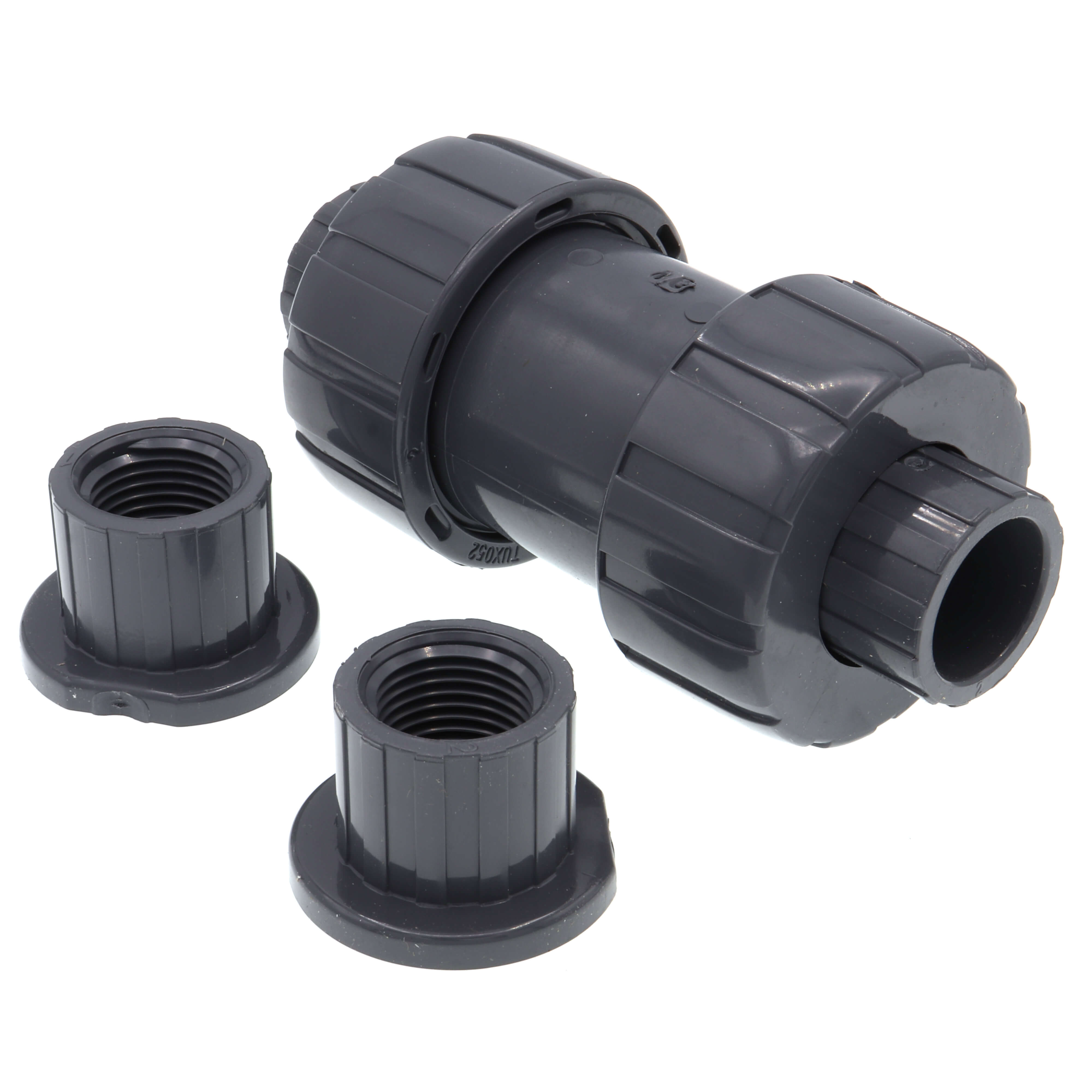 HAYWARD HAYWARD TC10050STE 1/2 PVC True Union Ball Check Valve w/EPDM O-rings socket/threaded end