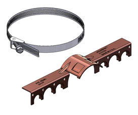HOLDRITE Holdrite 118-T-6 3/4 in. On 6 Center Copper Support Bracket
