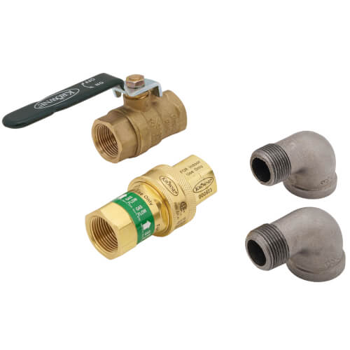 KROWNE Krowne M7548K Royal Series 3/4 ID Moveable Gas Connector Kit 48 Length