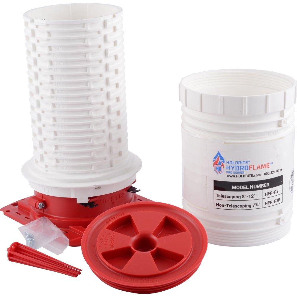 HOLDRITE Holdrite HFP-P2 HydroFlame Pro Series 1-1/4 - 2 in Firestop Telescoping Deck Sleeve