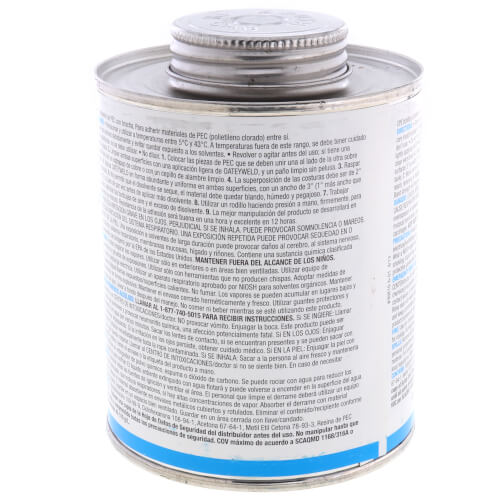 OATEY Oatey 30810 16 oz. Oateyweld CPE Shower Pan Liner Solvent Cement