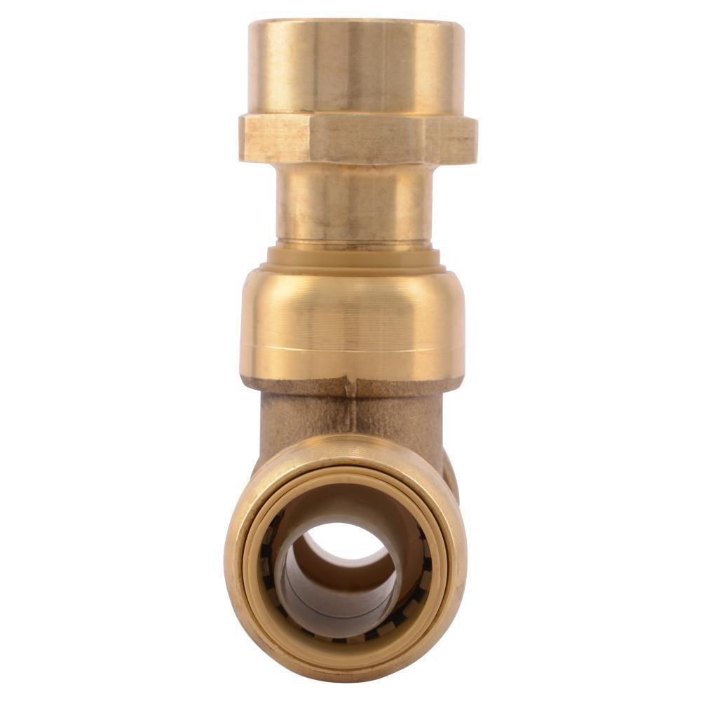 SHARKBITE SharkBite U462LF 3/4 in. Push x FNPT Brass Tee