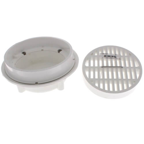 SIOUX CHIEF Sioux Chief 864-W2P LittleMax 2 inch Round PVC Floor Sink, White