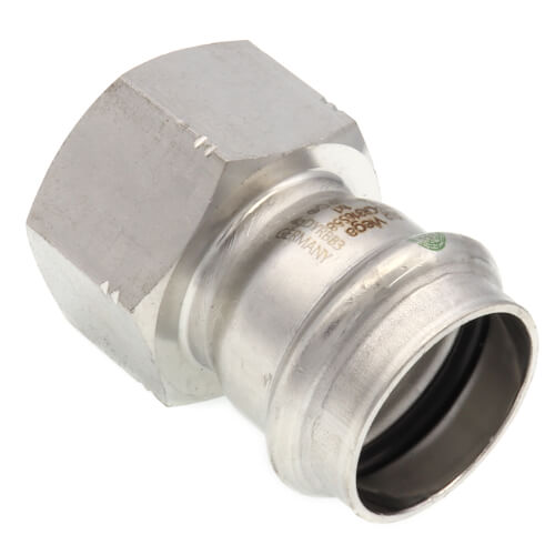 VIEGA Viega 80100 1 Female ProPress 316 Stainless Steel Adapter