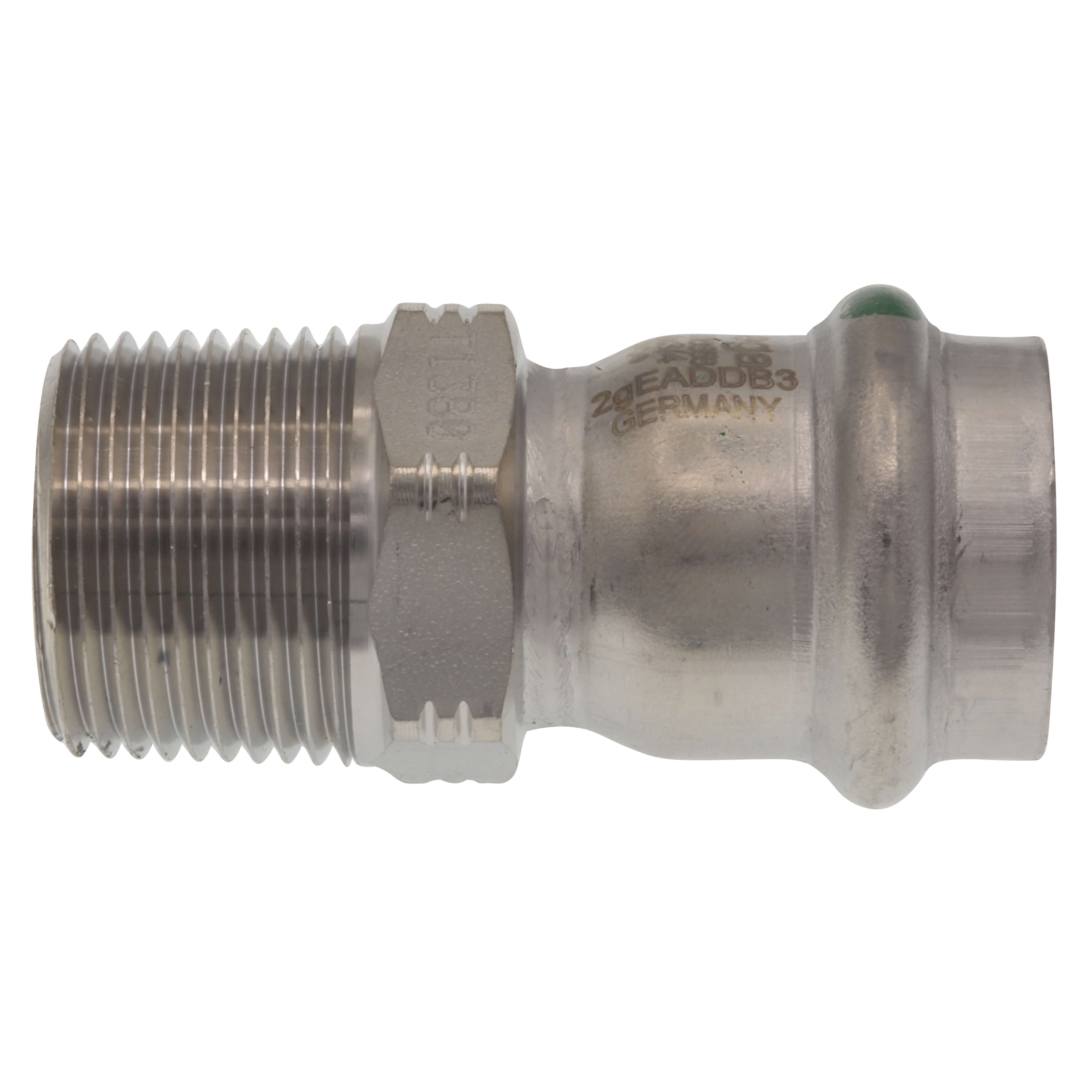 VIEGA Viega 80025 3/4 Male ProPress 316 Stainless Steel Adapter