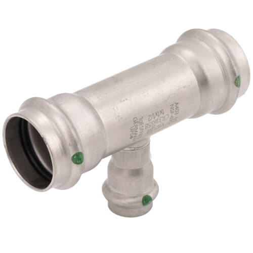 VIEGA Viega 80640 1 x 1 x 1/2 ProPress 316 Stainless Steel Tee