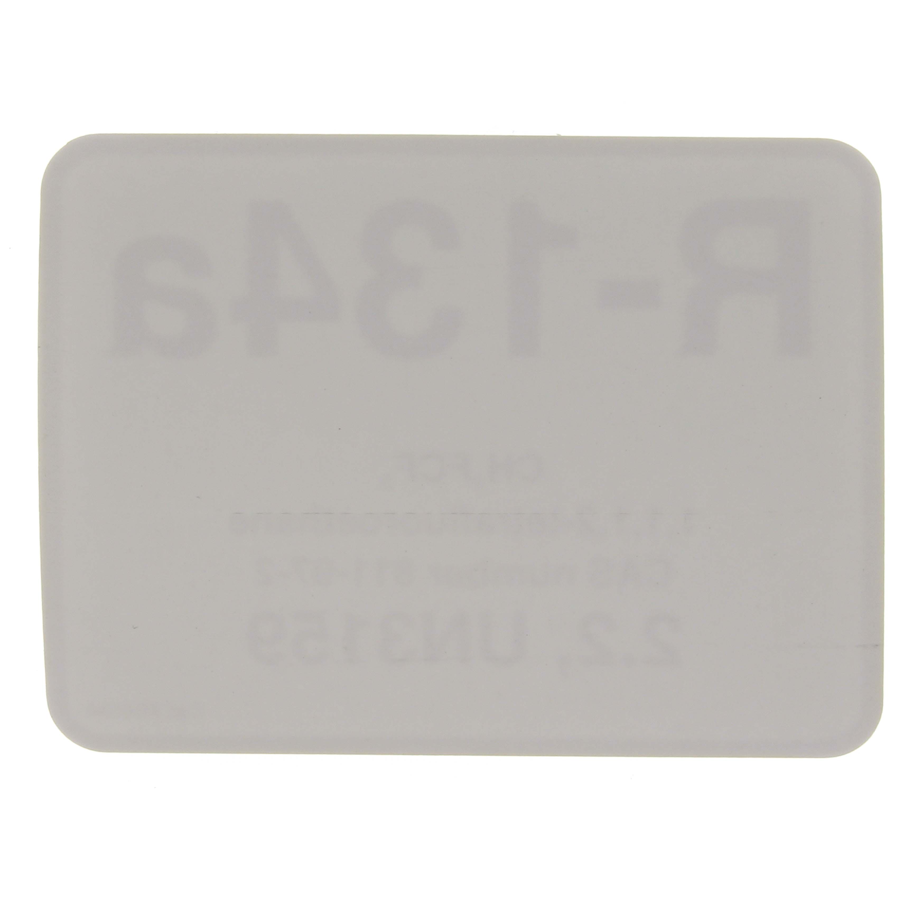 DIVERSITECH DiversiTech 04134 Refrigerant ID Labels 3 x 4 Adhesive Vinyl Pack of 10