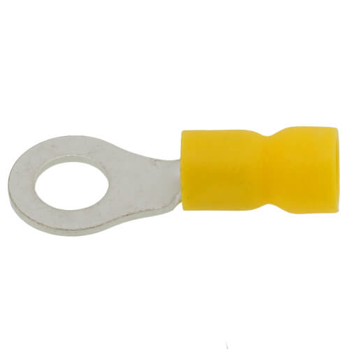 DIVERSITECH DiversiTech 6253LX Insulated Solderless Closed Ring Terminal 12-10 AWG 1/4 Stud 50 Pack