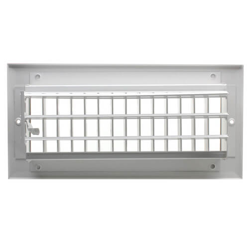 HART & COOLEY Hart & Cooley 22445 10 x 4 White Sidewall/Ceiling Register A618MS Series