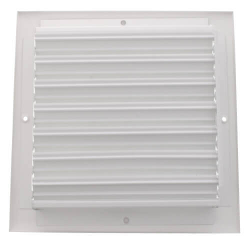 HART & COOLEY Hart & Cooley 26815 8 x 8 Wall Opening Size White Sidewall/Ceiling Register A618MS Series