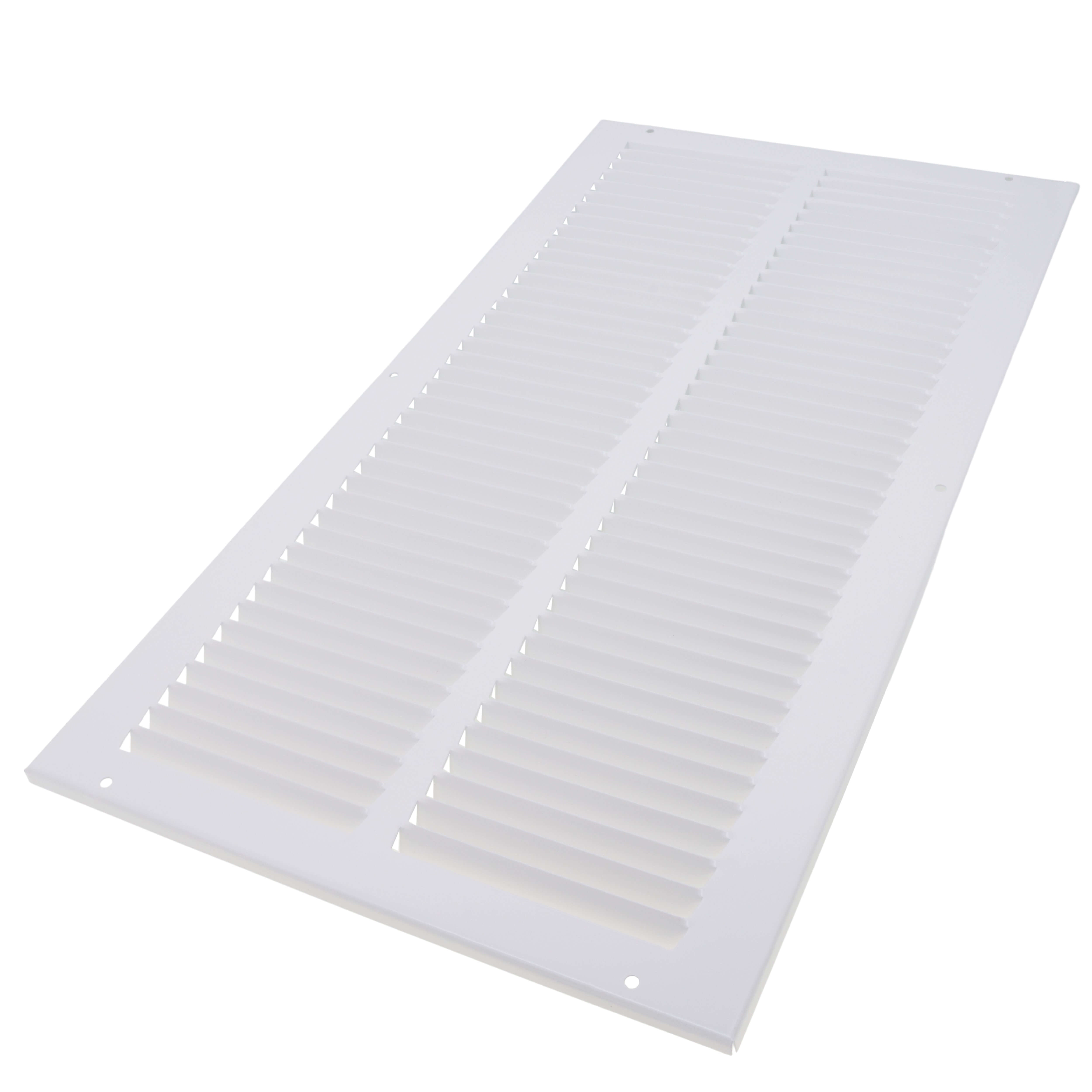 HART & COOLEY Hart & Cooley 43311 10 x 20 Wall Opening Size White Sidewall/Ceiling Return Air Grille 672 Series