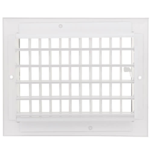 HART & COOLEY Hart & Cooley 22443 8 x 6 White Sidewall/Ceiling Register A618MS Series