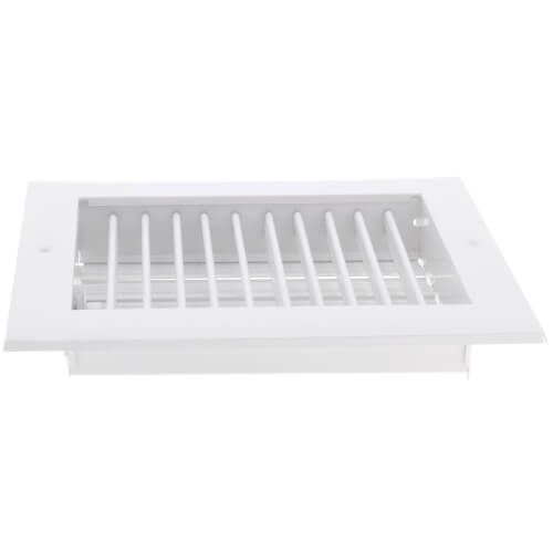 HART & COOLEY Hart & Cooley 22443 8 x 6 White Sidewall/Ceiling Register A618MS Series