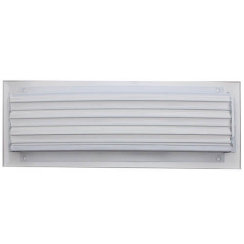 HART & COOLEY Hart & Cooley 22456 A618MS 14 x 4 White Sidewall/Ceiling Register