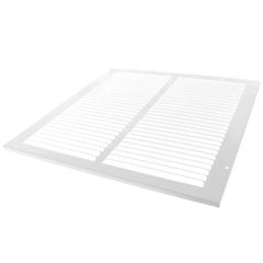 Hart & Cooley 43329 14 x 14 White Sidewall/Ceiling Return Air Grille 672 Series