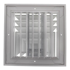 Hart & Cooley 50711 8 x 8 White Ceiling Diffuser A503MS Series