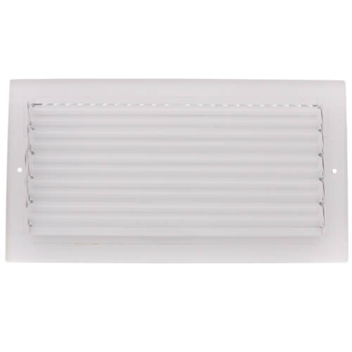 HART & COOLEY Hart & Cooley 703912 12 x 6 White Two-Way Steel Sidewall/Ceiling Register