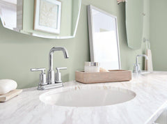 MOEN Moen 6150 Gibson Two Handle Centerset Bathroom Sink Faucet in Chrome Plated