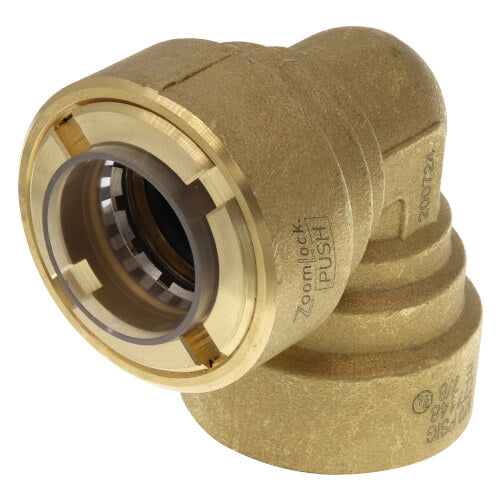 PARKER Parker Hannifin 777148 7/8 in ZoomLock PUSH Removable 90-Degree Elbow PZKPR-90E14
