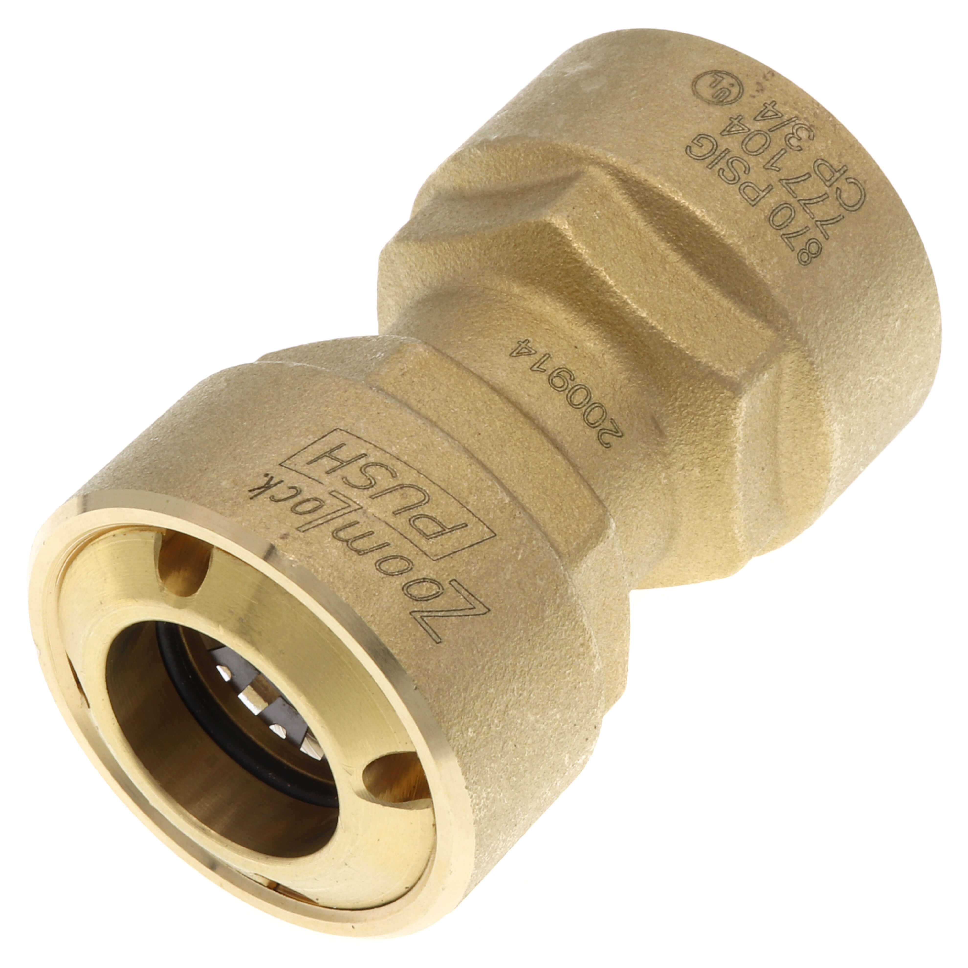 PARKER Parker Hannifin 777104 3/4 ZoomLock PUSH R410A Optimized Coupling PZKP-C12-HNBR