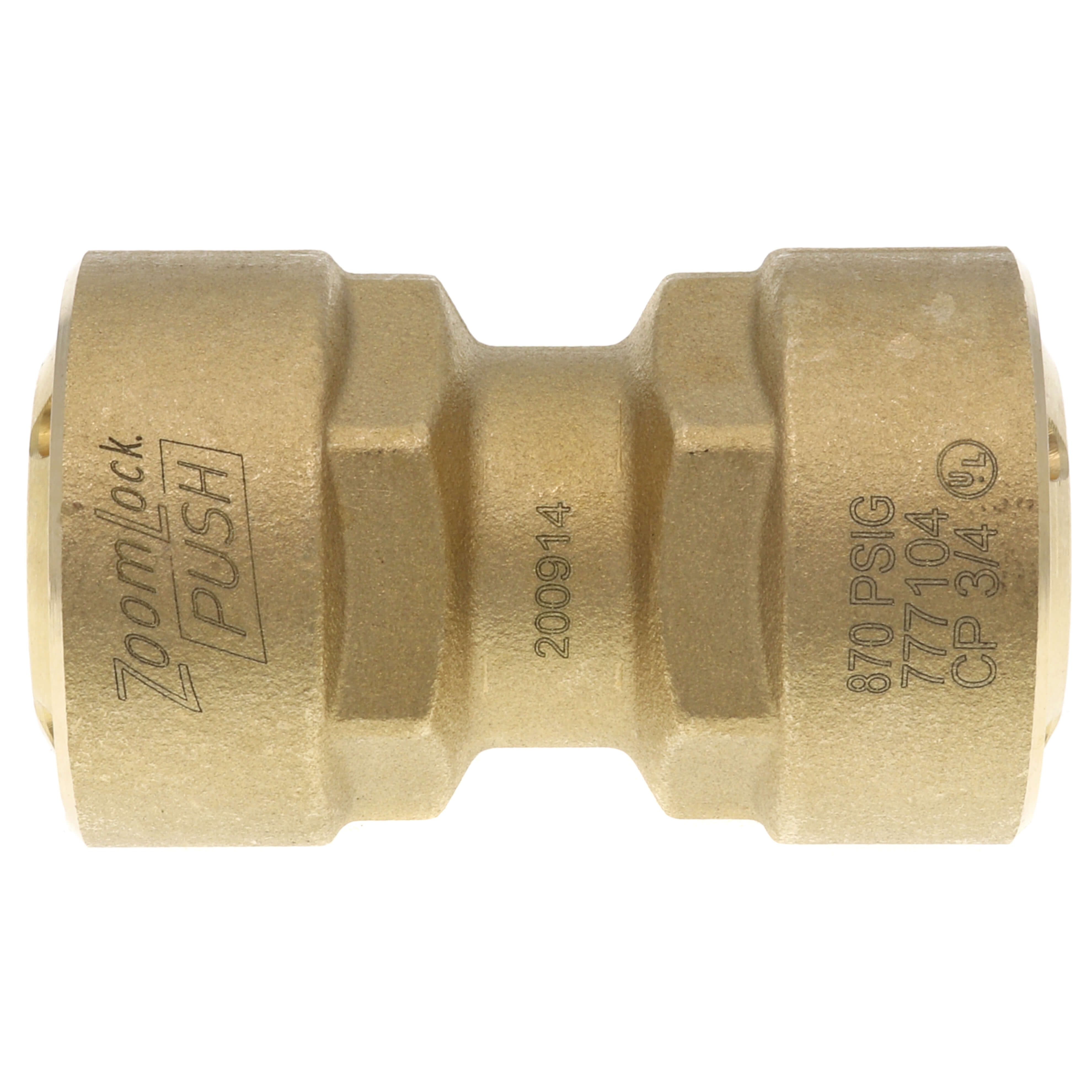 PARKER Parker Hannifin 777104 3/4 ZoomLock PUSH R410A Optimized Coupling PZKP-C12-HNBR