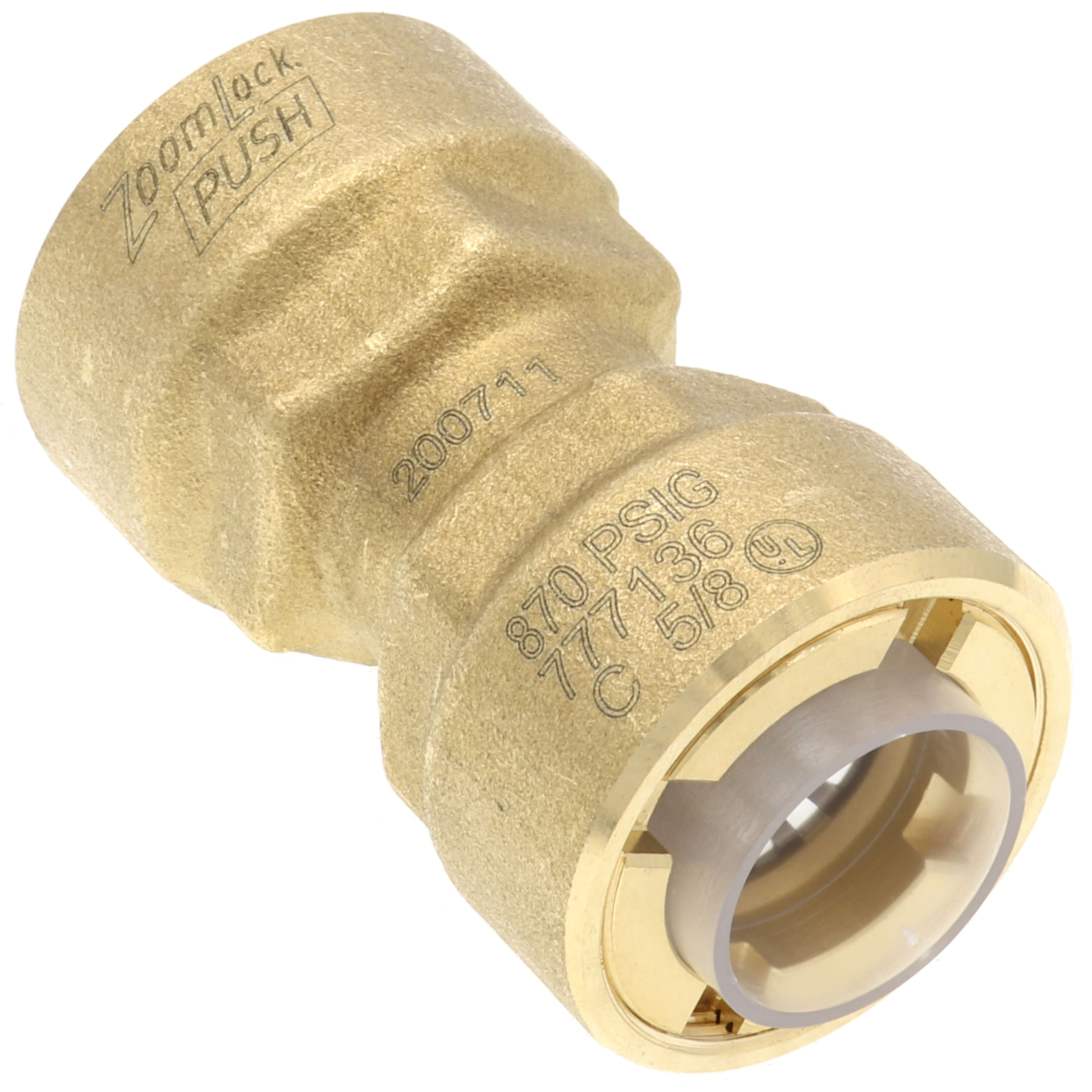 PARKER Parker Hannifin 777136 5/8 in ZoomLock PUSH Removable Coupling PZKPR-C10