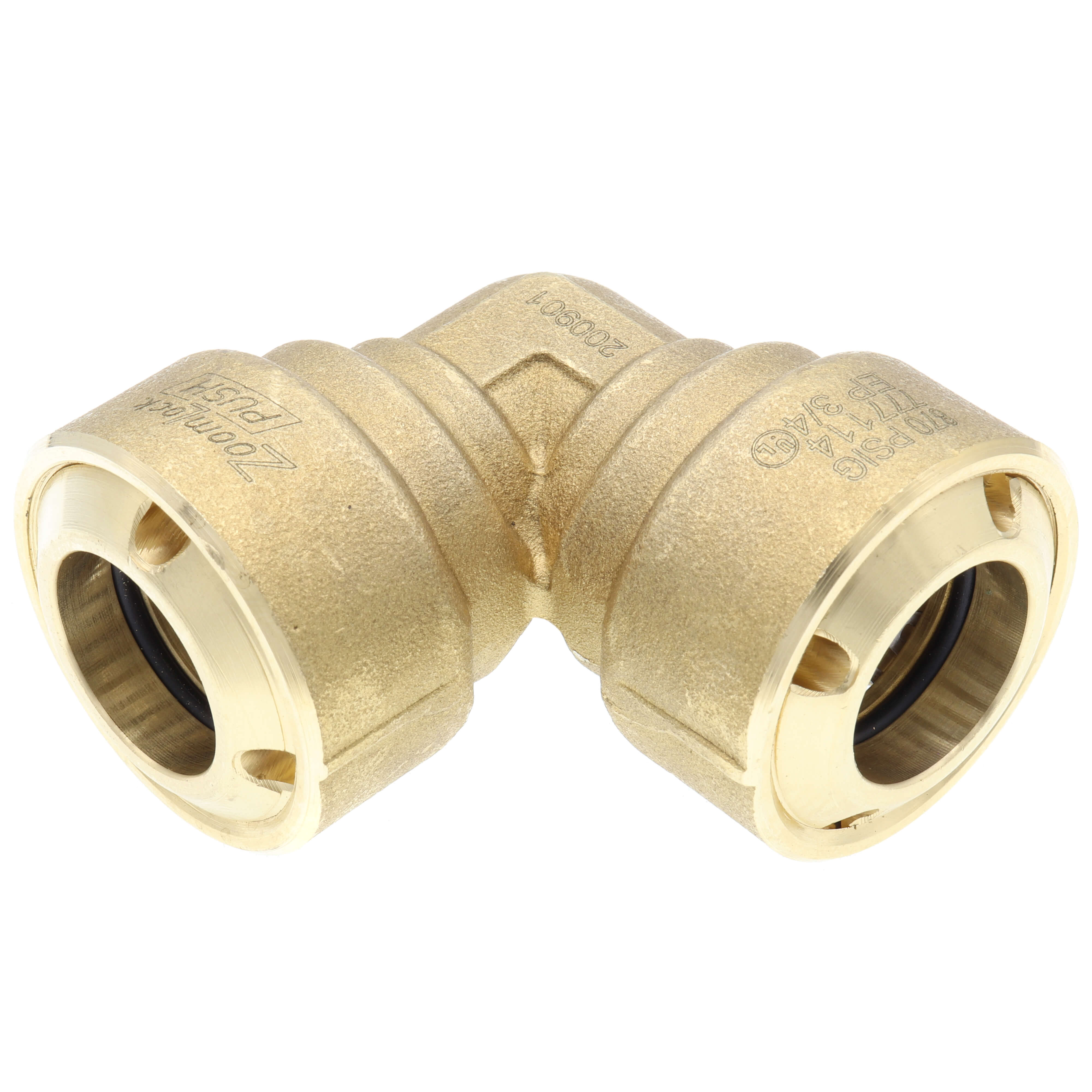 PARKER Parker Hannifin 777114 3/4 ZoomLock PUSH R410A Optimized 90-Degree Elbow PZKP-90E12-HNBR