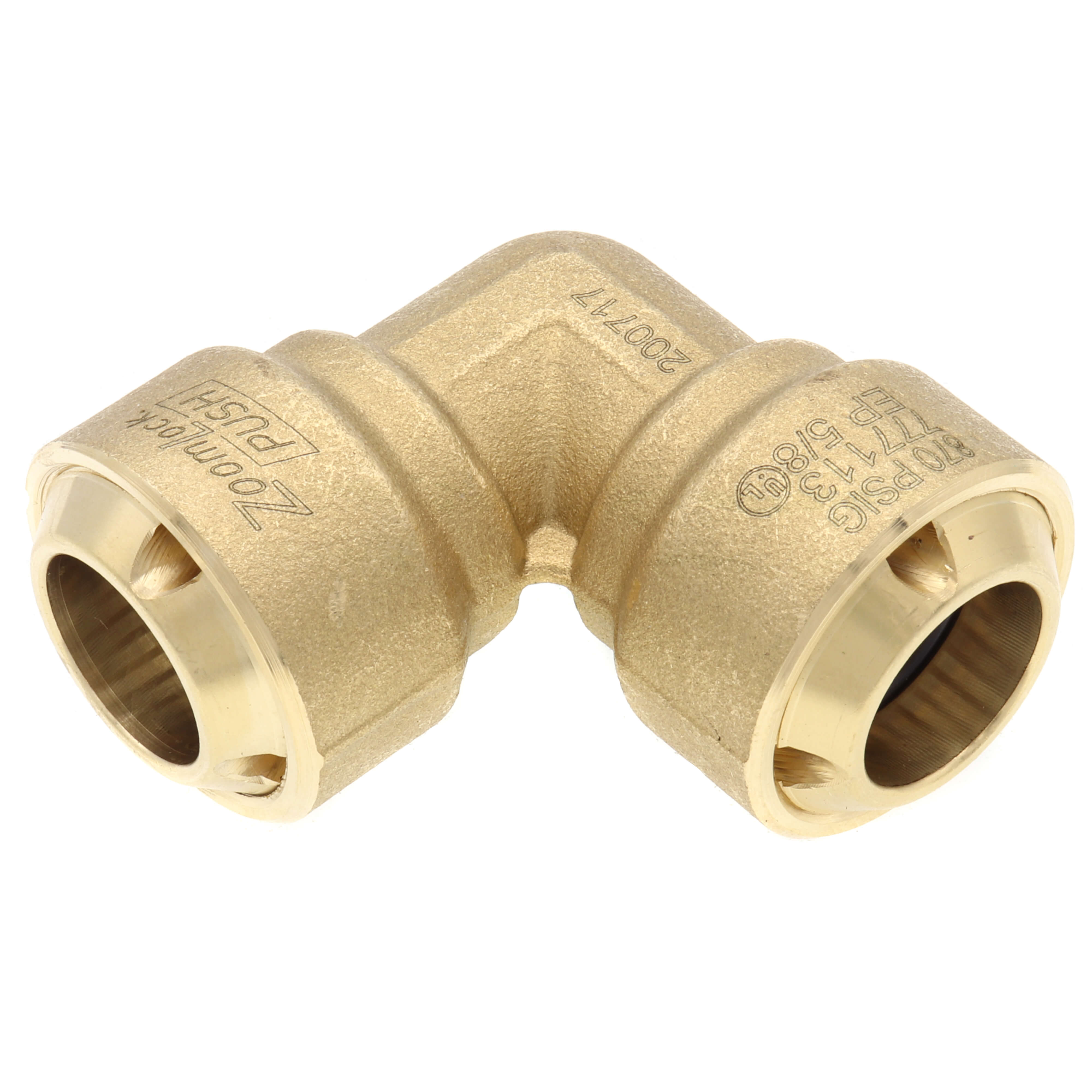 PARKER Parker Hannifin 777113 5/8 ZoomLock PUSH R410A Optimized 90-Degree Elbow PZKP-90E10-HNBR