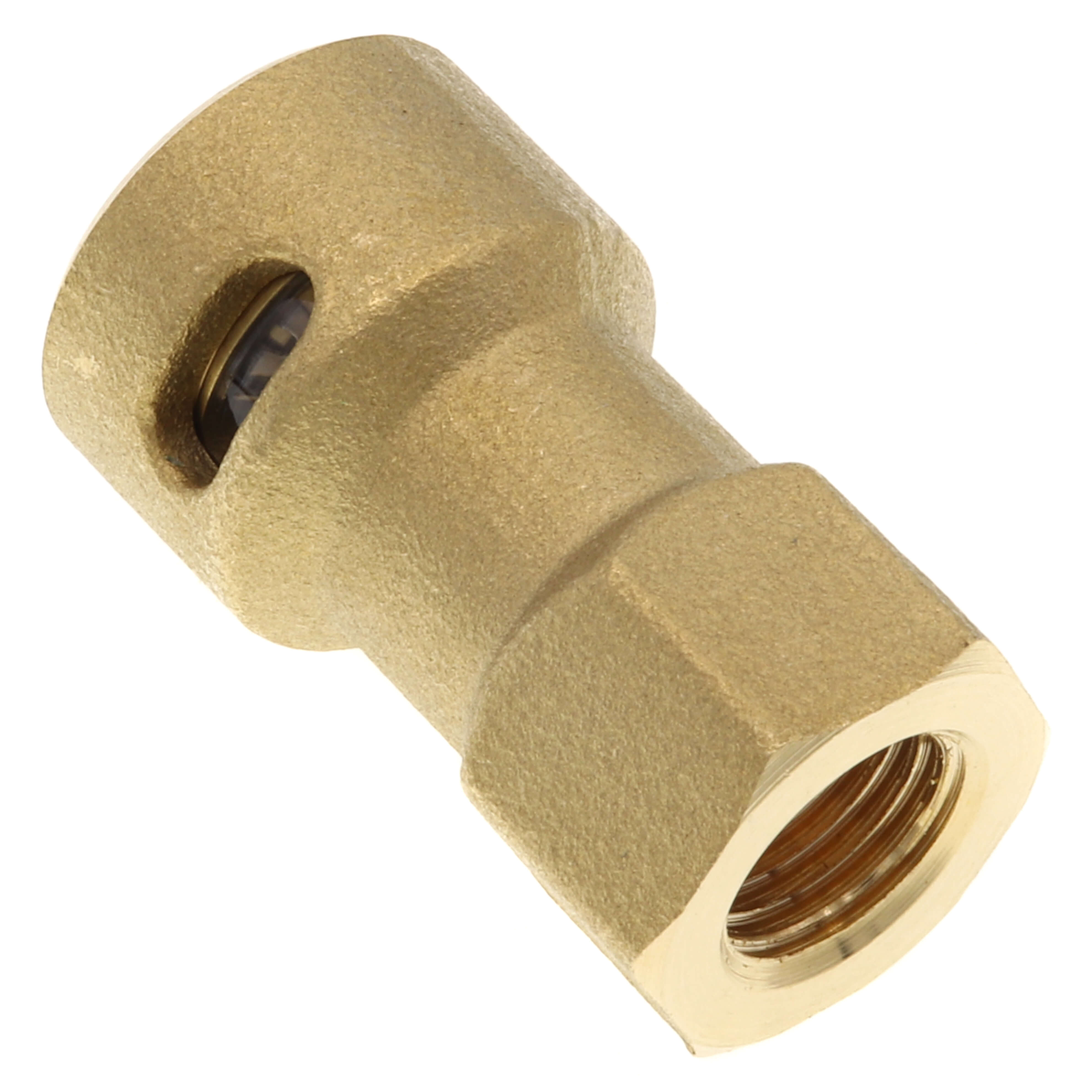 PARKER Parker Hannifin 777106 1/4 ZoomLock PUSH R410A Optimized SAE Flare Adapter PZKP-F4-HNBR