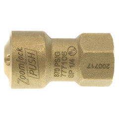 PARKER Parker Hannifin 777106 1/4 ZoomLock PUSH R410A Optimized SAE Flare Adapter PZKP-F4-HNBR