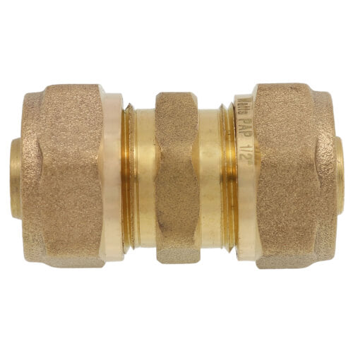 WATTS Watts 81010716 RadiantPEX-AL 1/2 in. Compression Brass Coupling