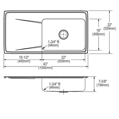 ELKAY Elkay LK3001CR Everyday Single Handle Kitchen Faucet with Side Spray in Polished Chrome