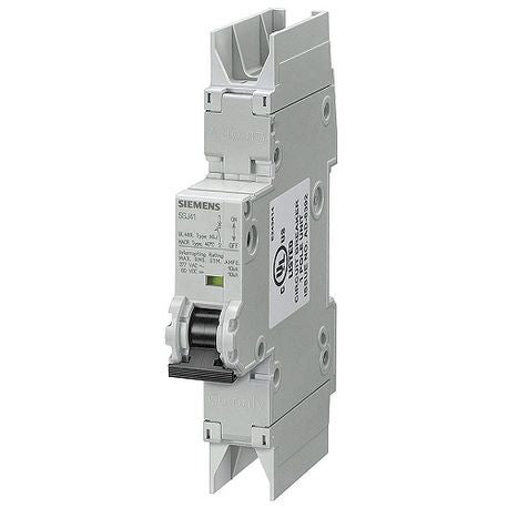 SIEMENS Siemens 5SJ4111-8HG42 5SJ4 MCB,1P 5 Amp 14 kA Interrupt 277V