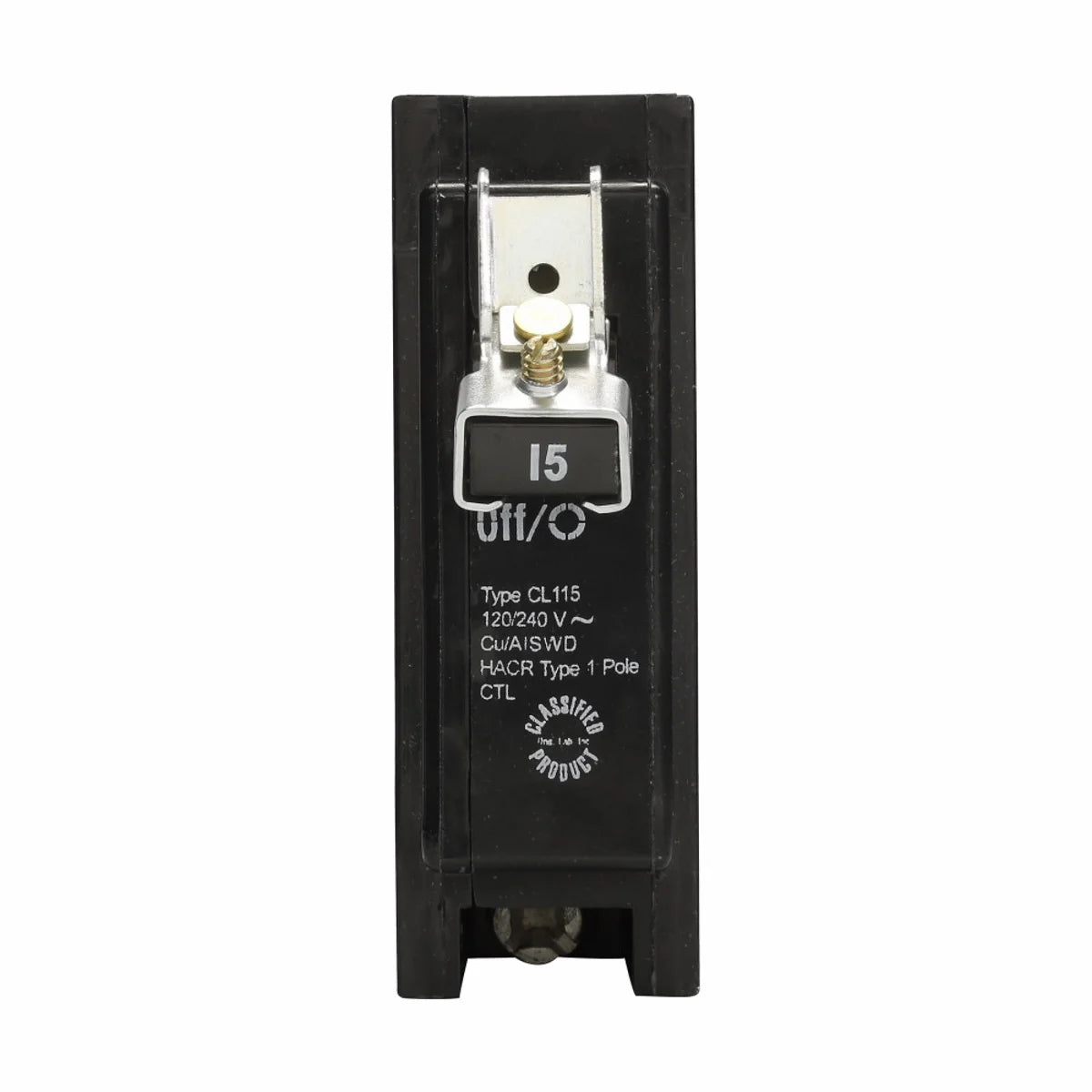 EATON Eaton BRLW1 Padlockable Handle Lock, 1 Pole, For Use With Type BR 1-Pole Circuit Breaker and TT120 Loadcenter