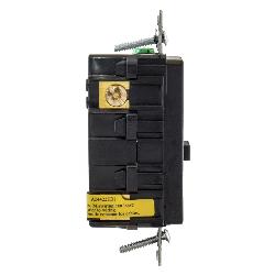 HUBBELL Hubbell GFTRST20BK 20A Comm Self Test Tr GFR Black