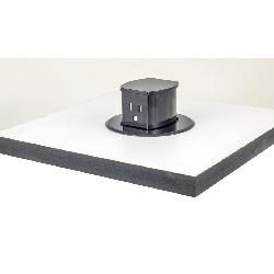 HUBBELL Hubbell RCT200BK 15A Kit KTCN CNTR RCPT SURF BLACK