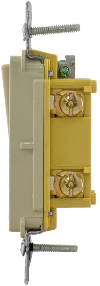 HUBBELL Hubbell RSD115I Resi Rocker SW, SP, (1.47 inches W x 1.35 inches D x 4.19 inches H)
