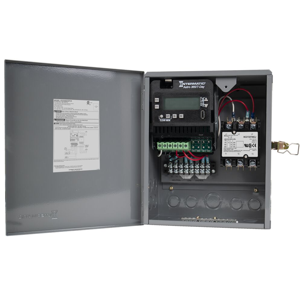 INTERMATIC Intermatic ETCB28253PCR Electronic All-Purpose Contractor Box 1 min to Indefinite Setting 120 to 480 VAC